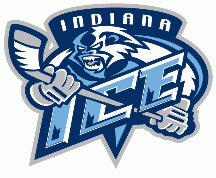 indiana ice 2004 05-pres primary logo iron on heat transfer